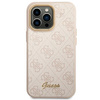 Guess 4G Metal Camera Outline Case - iPhone 14 Pro Max Case (Pink)
