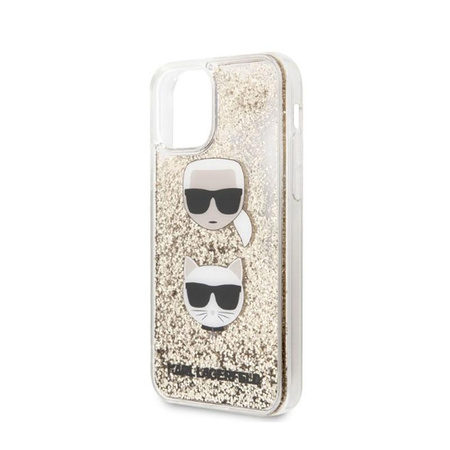 Karl Lagerfeld Liquid Glitter 2 heads - iPhone 11 tok (arany)