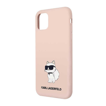Karl Lagerfeld Silicone NFT Choupette - Coque iPhone 11 (rose)