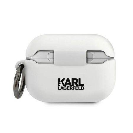Karl Lagerfeld szilikon RSG - AirPods Pro tok (fehér)