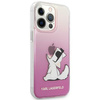 Karl Lagerfeld Choupette Fun-Sonnenbrille - iPhone 14 Pro Max Hülle (rosa)