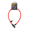 Dunlop - Cable , anti-theft clasp for bicycle (red)