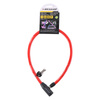 ZAPIĘCIE ROWEROWE LINKA NA KLUCZ CZERWONE, Blokada do Roweru, Dunlop 65cm