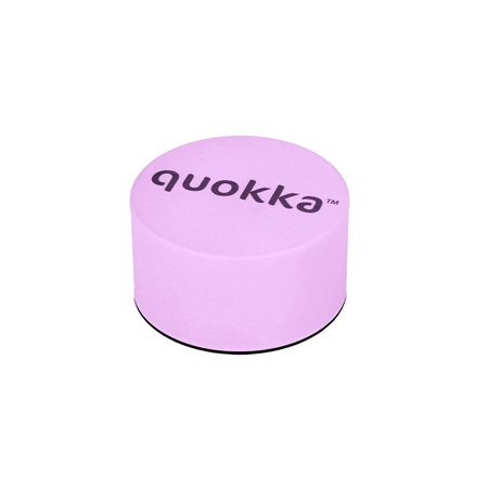 Quokka Solid Kids - Bouteille thermique en acier inoxydable 510 ml (Pink Bricks)