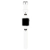 Karl Lagerfeld Silicone Karl & Choupette Heads - Watch Strap for Apple Watch 42/44/45 mm (White)
