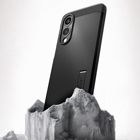 Spigen Tough Armor MagSafe - étui pour Samsung Galaxy S25 Edge (Noir)