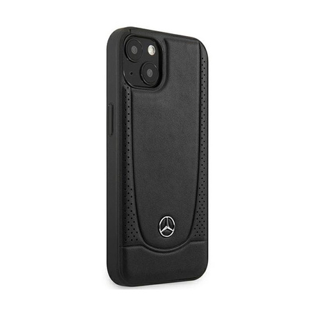 Mercedes Leder Urban Line - iPhone 15 Plus Tasche (schwarz)