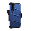 ZIZO BOLT Series - Étui blindé pour Samsung Galaxy S22+ avec écran en verre 9H + étui avec support (bleu)