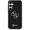 Guess Fixed Glitter Big 4G Metal Logo - étui pour Samsung Galaxy S25+ (noir)
