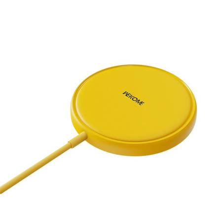 WEKOME WP-U166 Tint Series - Chargeur inductif MagSafe 15W (Jaune)