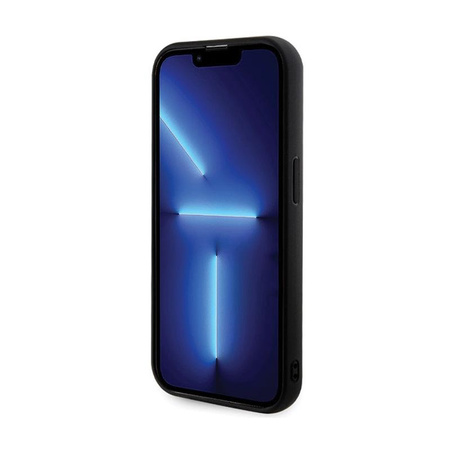 Guess Paillettenschrift Metall - iPhone 13 Pro Tasche (schwarz)