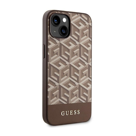 Guess GCube Stripes MagSafe - iPhone 14 tok (barna)