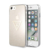 Guess Solid Glitter Triangle - iPhone 8 / 7 Tasche (Gold)