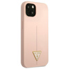 Guess Silicone Triangle Logo – Hülle für iPhone 13 mini (Pink)