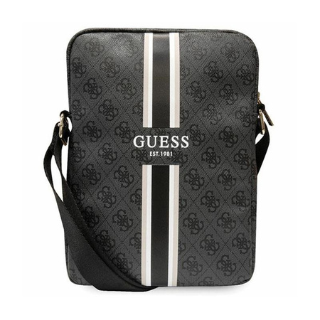 Guess 4G Stripes Tablet Bag - Torba na tablet 10" (Czarny)