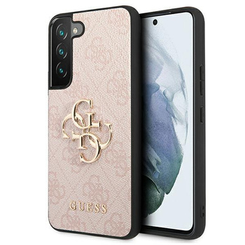 Guess 4G Big Metal Logo - Étui Samsung Galaxy S22 (rose)