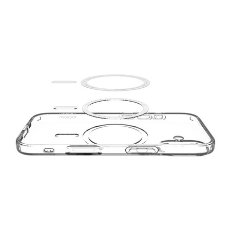 Spigen Liquid Crystal Mag MagSafe - Case for iPhone 17 (Clear/White)
