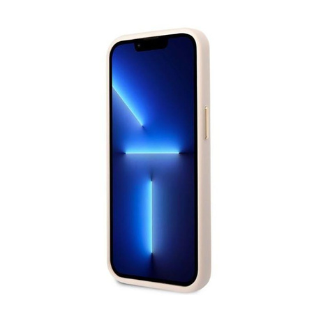 Guess 4G Logo Plate MagSafe - Etui iPhone 13 (różowy)