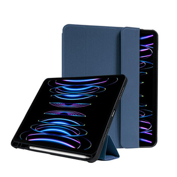 Crong FlexFolio - iPad Air 11" Case M3 (2025) / iPad Air 11" M2 (2024) / iPad Air 10.9" (5th-4th gen.) / iPad Pro 11" (2022-2021) with Apple Pencil (blue)