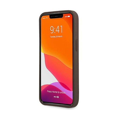 Guess 4G Bottom Stripe Collection - iPhone 13 Pro Case (brown)