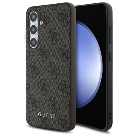 Guess 4G Metal Gold Logo - Samsung Galaxy S24 FE Case (brown)