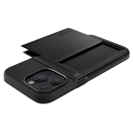 Spigen Slim Armor CS - Gehäuse für iPhone 15 Pro Max (Schwarz)