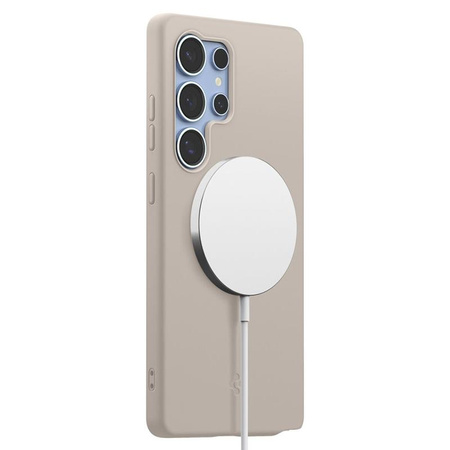 Spigen Silicone Fit MagSafe - tok Samsung Galaxy S25 Ultra (természetes titán)
