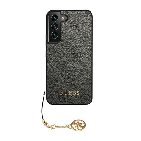 Kolekce Guess 4G Charms - pouzdro pro Samsung Galaxy S23+ (šedé)