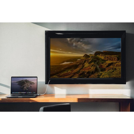 Adaptér Moshi USB-C - adaptér pro HDMI 4K a HDR s podporou 60W nabíjení Power Delivery (titanově šedý)