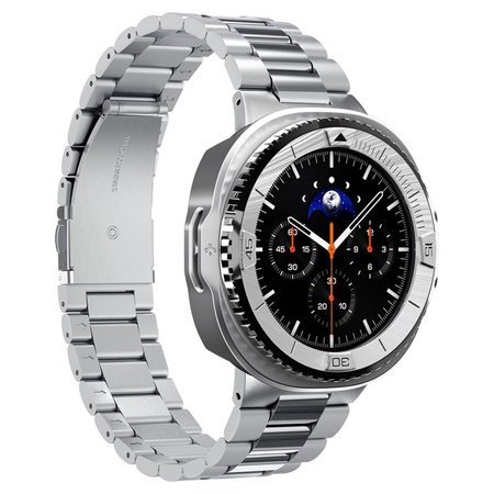 Spigen Bezel Tune Pro Pilot - Pouzdro / Ochranný rámeček pro Samsung Galaxy Watch 8 Classic 46 mm (Silver)