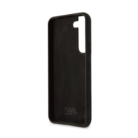 Karl Lagerfeld Slilicone Karl & Choupette - Samsung Galaxy S22+ Case (black)