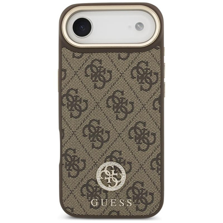 Guess 4G Strass Logo MagSafe - Pouzdro iPhone Air (Hnědá)