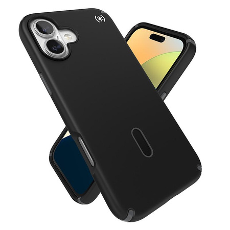 Speck Presidio2 Pro ClickLock & MagSafe - Coque pour iPhone 16 Plus (Noir / Gris ardoise / Blanc)