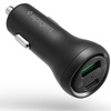 Spigen Steadiboost F31QC - Autonabíječka USB-C 27W PD a USB-A 18W QC3.0 (černá)