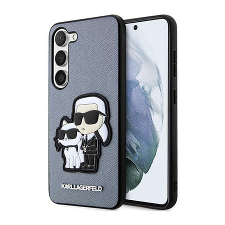 Karl Lagerfeld NFT Saffiano Karl & Choupette - Samsung Galaxy S23 Case (grey)