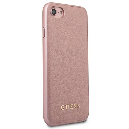 Guess Iridescent - pouzdro pro iPhone 8 / 7 (růžové zlato)