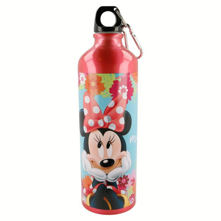 Minnie Mouse - Butelka aluminiowa z karabińczykiem 750 ml