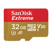 SanDisk Extreme microSDHC - 32 GB A1 V30 UHS-I U3 100/60 MB/s memory card with adapter