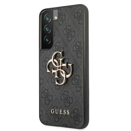 Guess 4G Big Metal Logo - Etui Samsung Galaxy S22 (szary)
