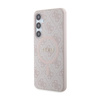 Guess 4G Kollektion Leder Metall Logo MagSafe - Samsung Galaxy S24+ Tasche (rosa)
