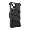 ZIZO BOLT Series - Pancerne etui iPhone 13 ze szkłem 9H na ekran + uchwyt z podstawką (czarny)