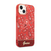 Guess Bandana Paisley - Coque pour iPhone 14 Plus (rouge)