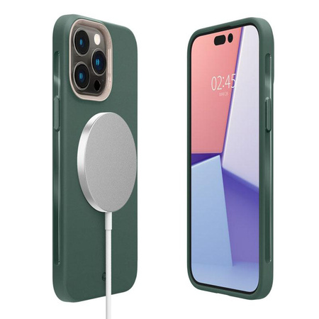 Spigen Cyrill Ultra Color MagSafe - Coque pour iPhone 14 Pro Max (Kale)