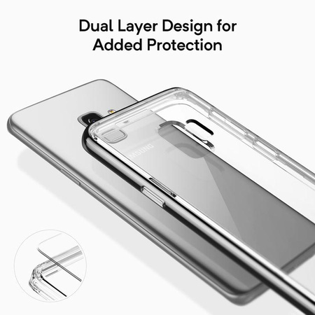 Étui Skyfall de Caseology - Étui pour Samsung Galaxy S9 (Argent)