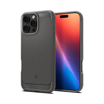 Spigen Rugged Armor MagSafe - pouzdro pro iPhone 16 Pro Max (šedé)