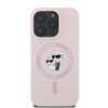 Karl Lagerfeld Silicone Karl & Choupette Ring MagSafe - iPhone 16 Pro Case (pink)