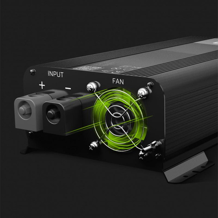 Green Cell - Inverter PRO 12V to 230V 1000W/2000W pure sine wave voltage converter