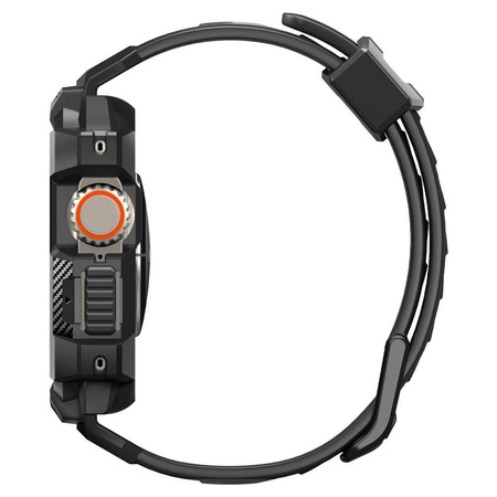 Spigen Rugged Armor Pro - Pánt tokkal az Apple Watch Ultra 49 mm-es órához (fekete)