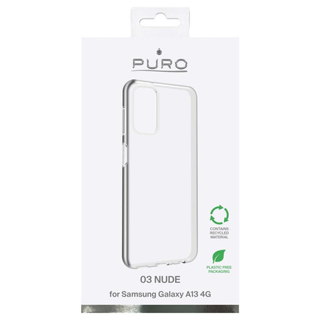 PURO 0.3 Nude - Etui ekologiczne Samsung Galaxy A13 4G (przezroczysty)