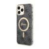 Guess 4G MagSafe - Étui pour iPhone 13 Pro Max (Noir)